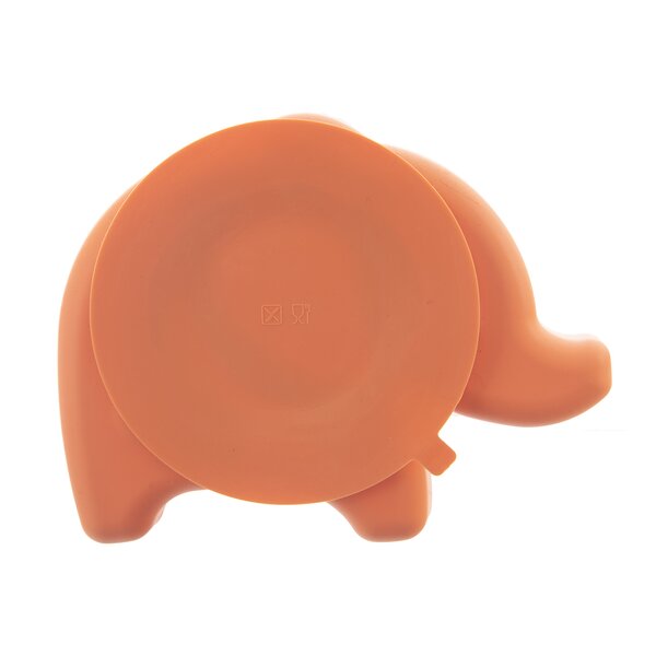 Delený detský tanier slon 23x18 cm