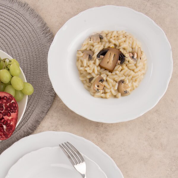 Hlboký tanier MONA lem pr. 23 cm