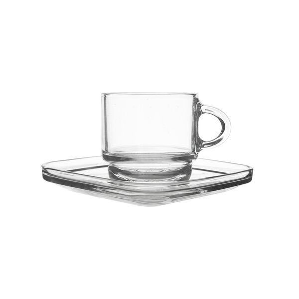 Hrnček s podšálkou Cozy 0,091 l 6 ks