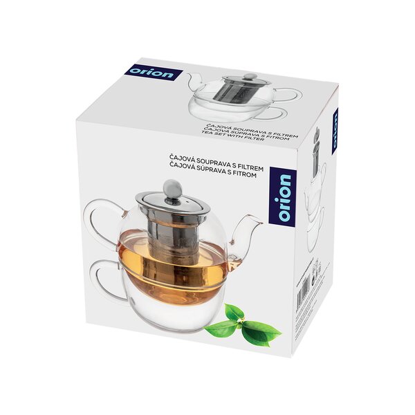 Čajová súprava s filtrom 2 ks