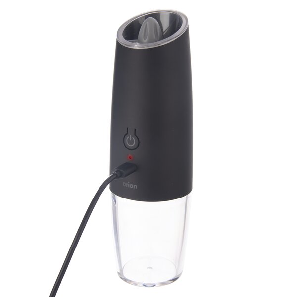 Akumulátorový mlynček na korenie s LED osvetlením