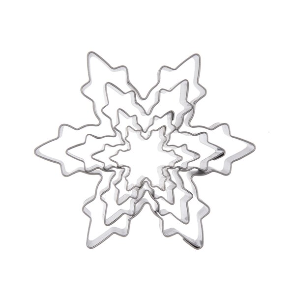 Vykrajovačka hviezda VLOČKA 4 ks