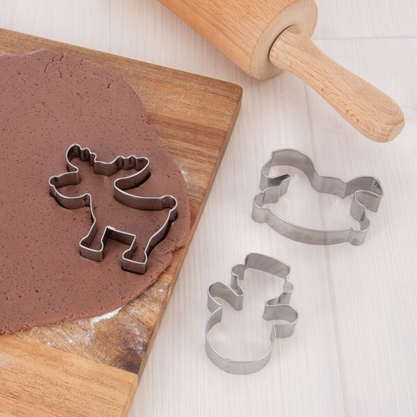 Vykrajovač zima sada 3 ks