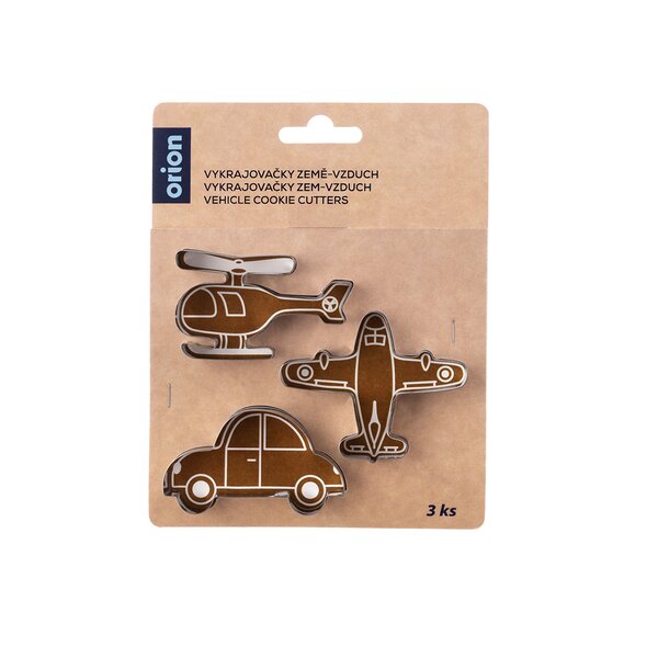 Vykrajovačka zem-vzduch sada 3 ks