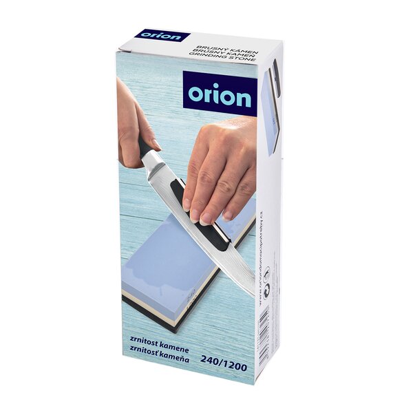 Brúsny kameň s podložkou a úchytom na nože