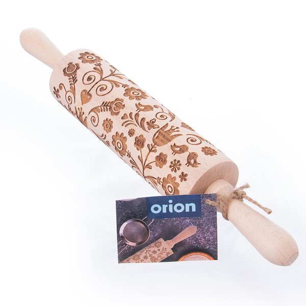 Valček na cesto Kvietky d. 20 cm