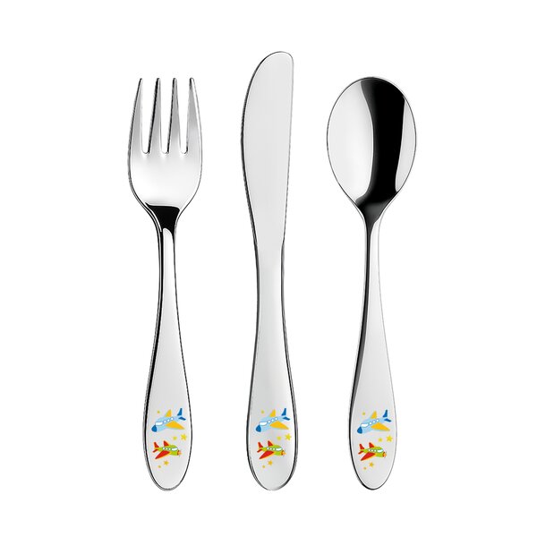 Jedálenský detský príbor lietadlá 3 diely