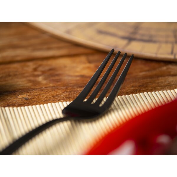 Jedálenské príbory BLACK Luxure 24 dielov