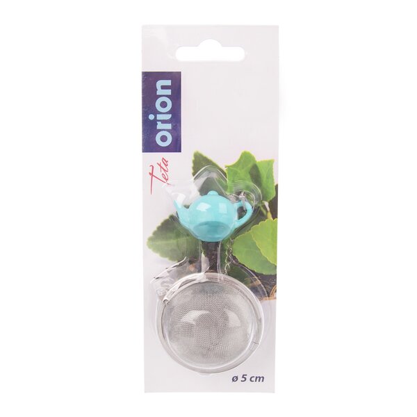 Čajítko závesné pr. 5,4 cm s ťažítkom kanvička