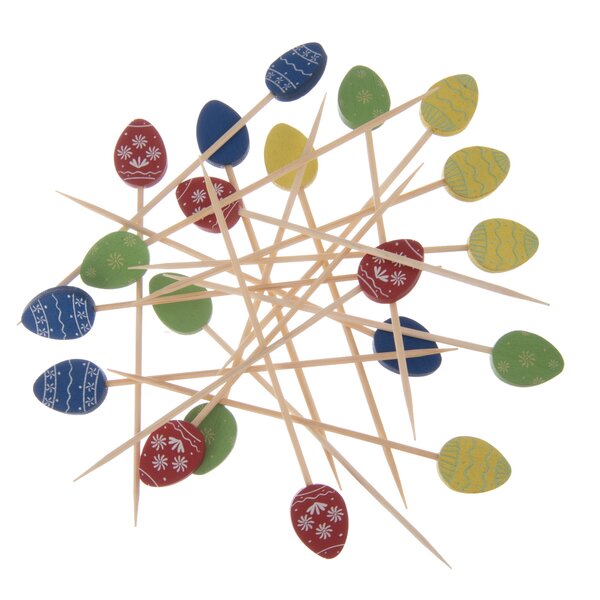 Napichovadlá veľkonočné vajíčka 20 ks