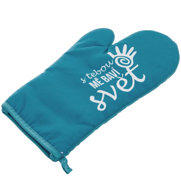 Kuchynská chňapka S TEBOU MA BAVÍ SVET