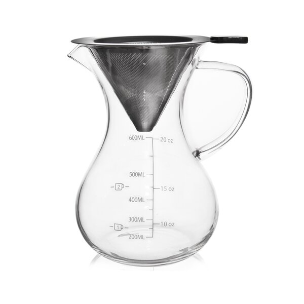 Kanvica z varného skla s odmerkou 0,75 l