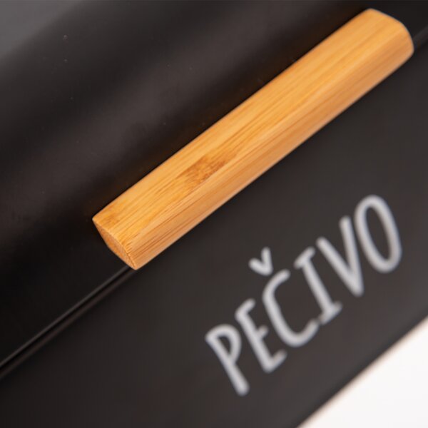 Chlebník Pečivo BLACK 42x24x16,5 cm