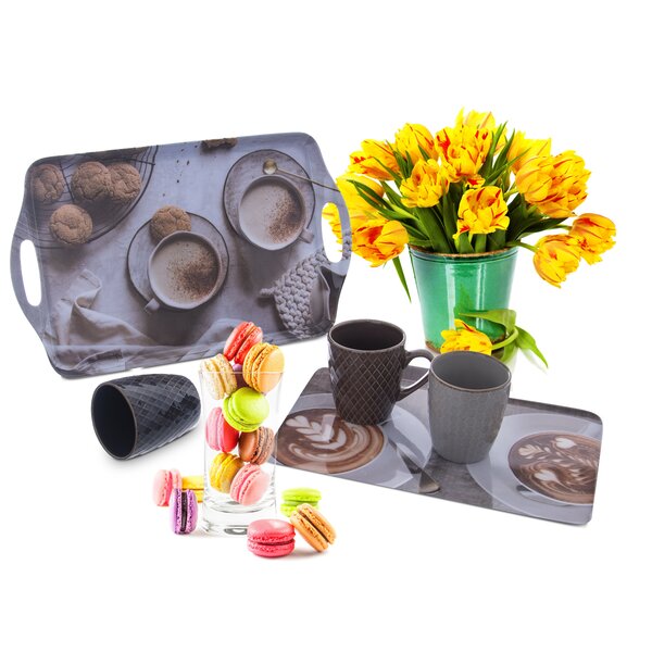 Servírovacia tácka COFFEE 38x23 cm