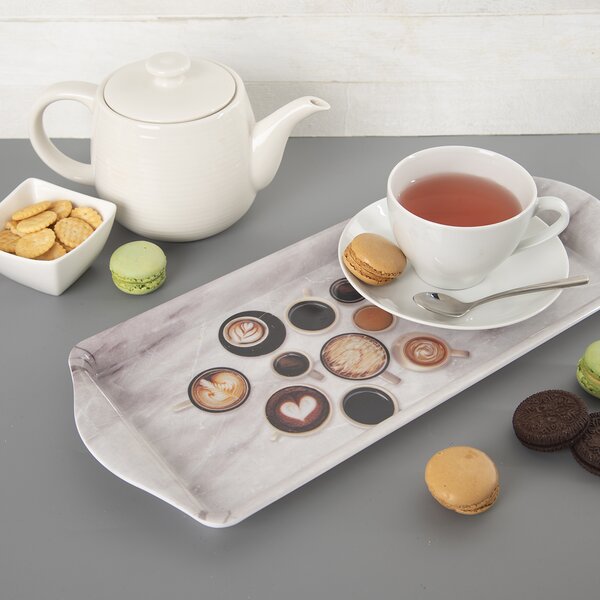 Servírovacia tácka káva 39,5x16,5 cm