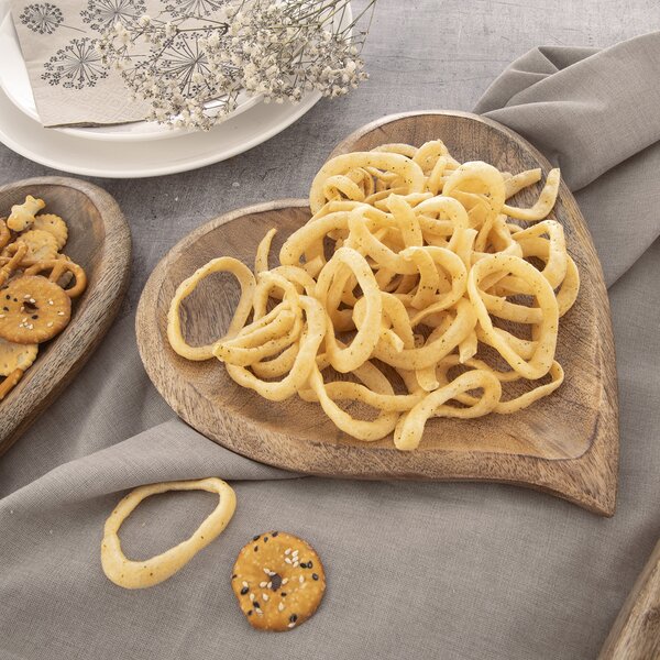 Servírovacia tácka MANGO srdce 25x25 cm