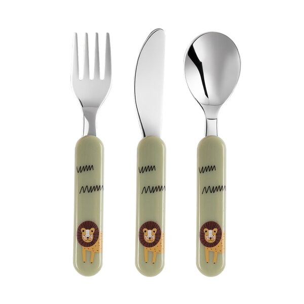 Jedálenský detský príbor zoo 3 ks