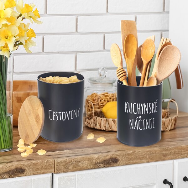 Stojan Kuchynské náčinie BLACK