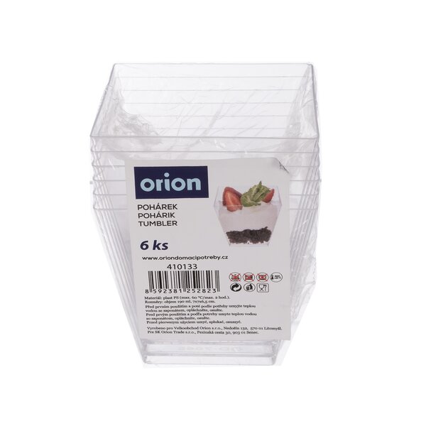 Pohárik panna cotta 0,19 l 6 ks