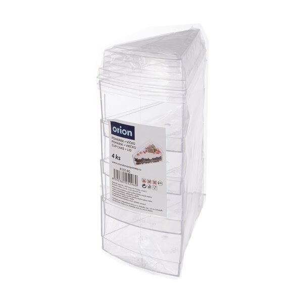 Pohárik s viečkom na dezert 0,17 l 4 ks