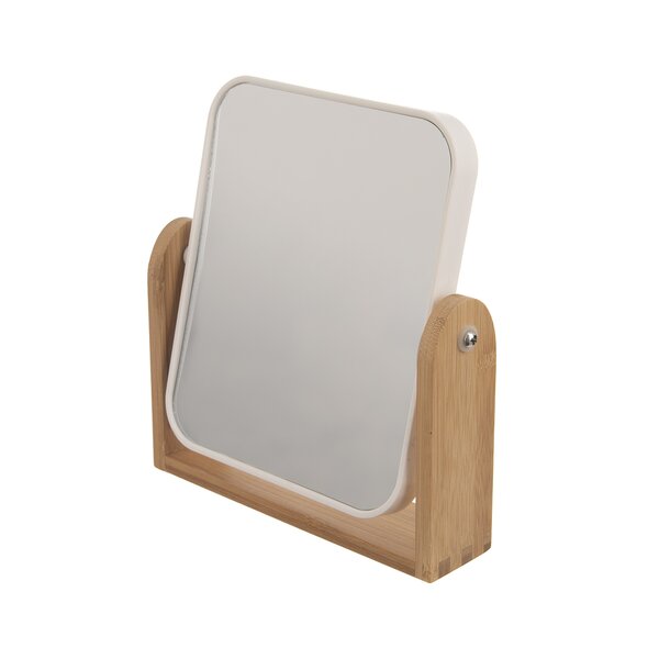 Kozmetické zrkadlo WHITNEY so stojanom 18x20 cm