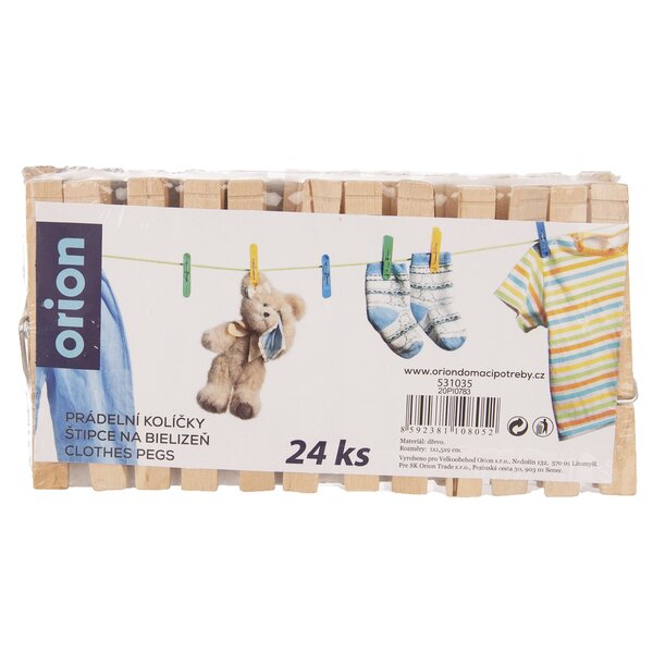 Bielizňové štipce 24 ks