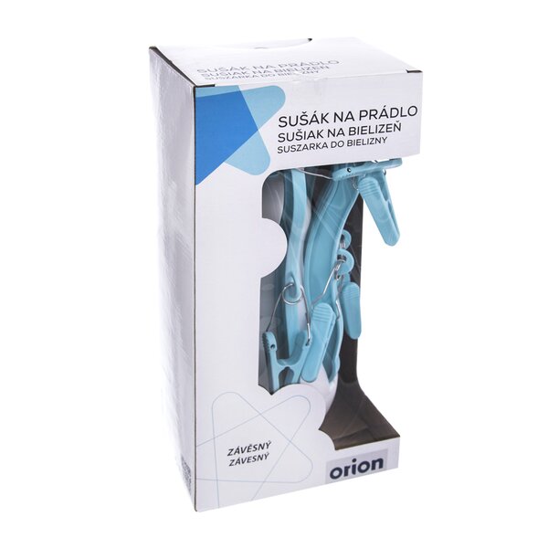 Bielizňový sušiak závesný so 16 štipcami