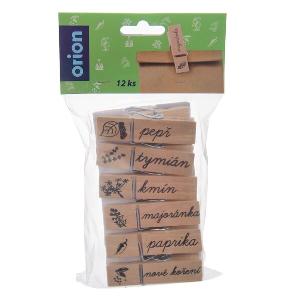 Štipce korenie 12 ks