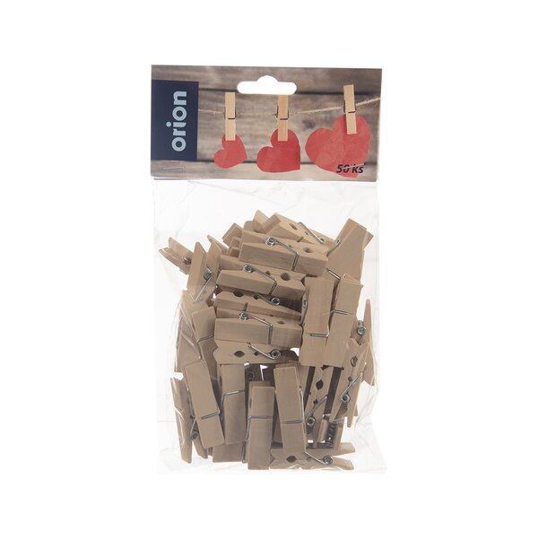 Dekoračné štipce 50 ks