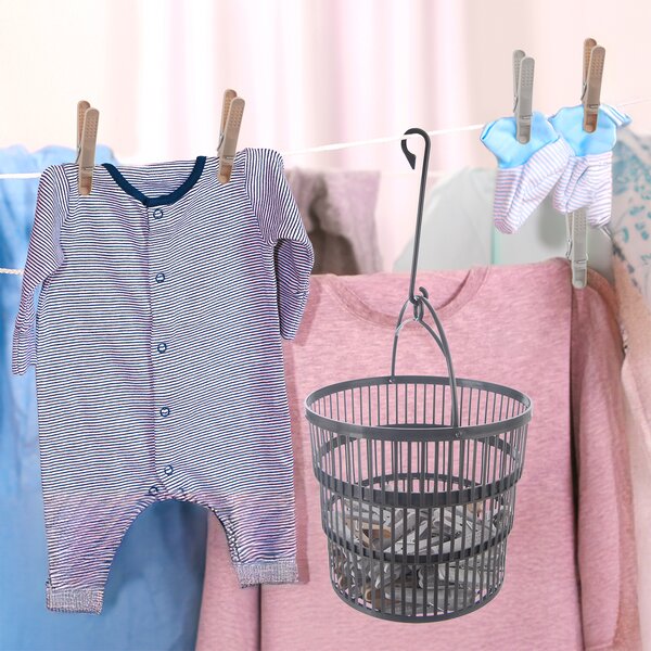 Bielizňové štipce v košíku 50 ks