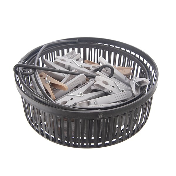 Bielizňové štipce v košíku 50 ks