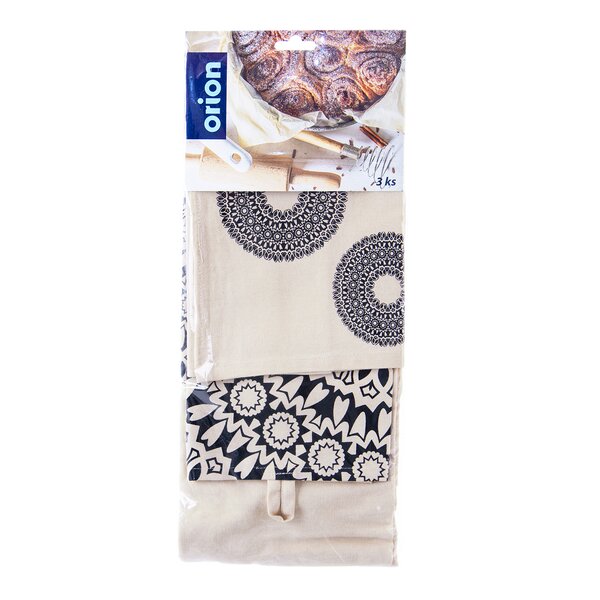 Kuchynská utierka MANDALA 3 ks