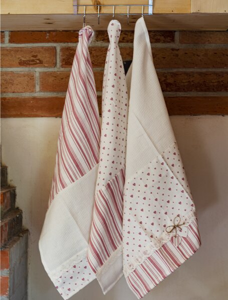 Kuchynská utierka Heart gifty SRDCE 3 ks