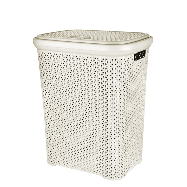 Bielizňový kôš s vekom RATAN Hobby
