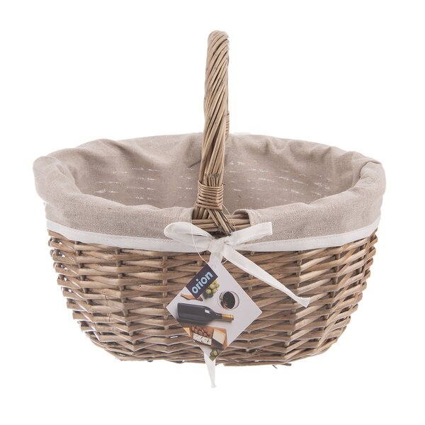 Piknikový kôš s textilnou vsadkou