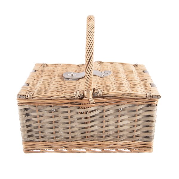 Piknikový kôš s textilnou vsadkou