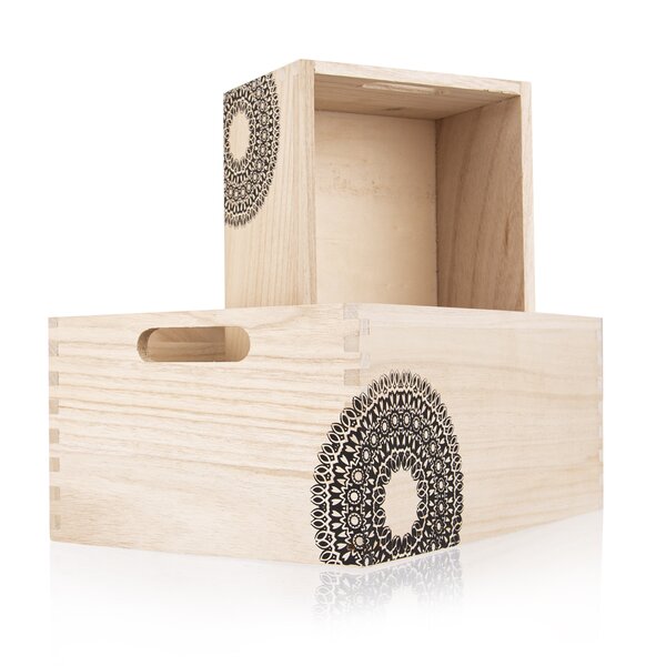 Dekoratívna debnička MANDALA 26x16x11 cm