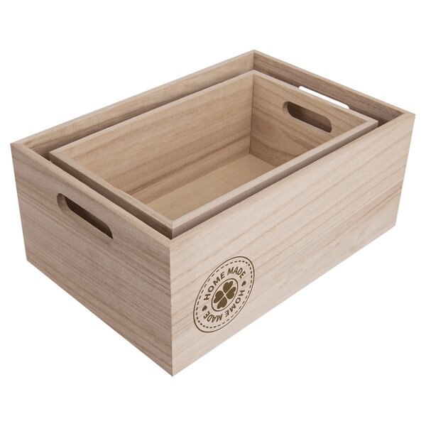 Dekoratívna debnička HOME MADE 31x21x13 cm