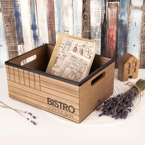 Dekoratívna debnička Bistro 29,5x22x13,5 cm