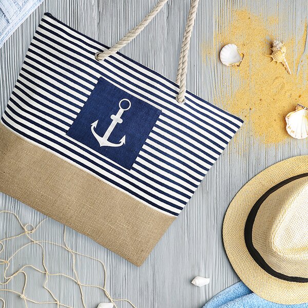 Taška nákupná a na pláž SEA 52x14 cm