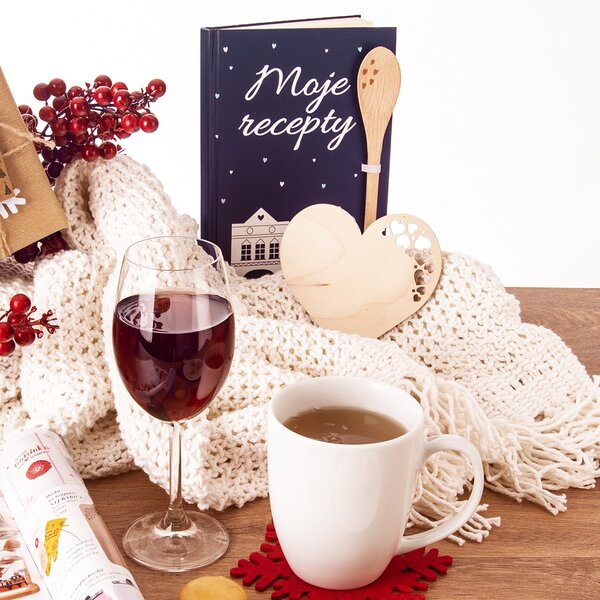 Kniha na recepty s vareškou DOMKY