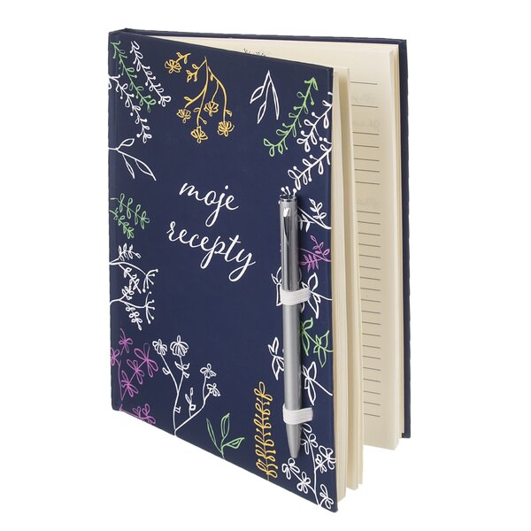 Kniha na recepty s ceruzkou LÚKA