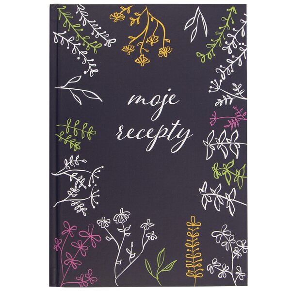 Kniha na recepty LÚKA modrá
