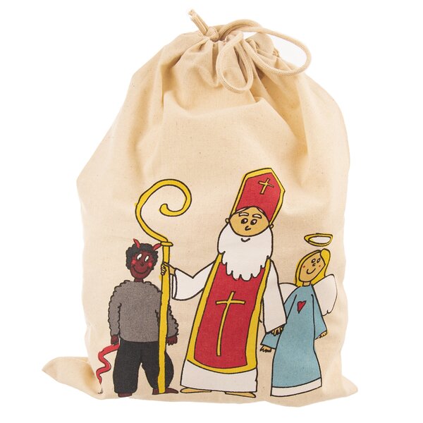 Zaťahovacie vrecko Mikuláš 35x26 cm