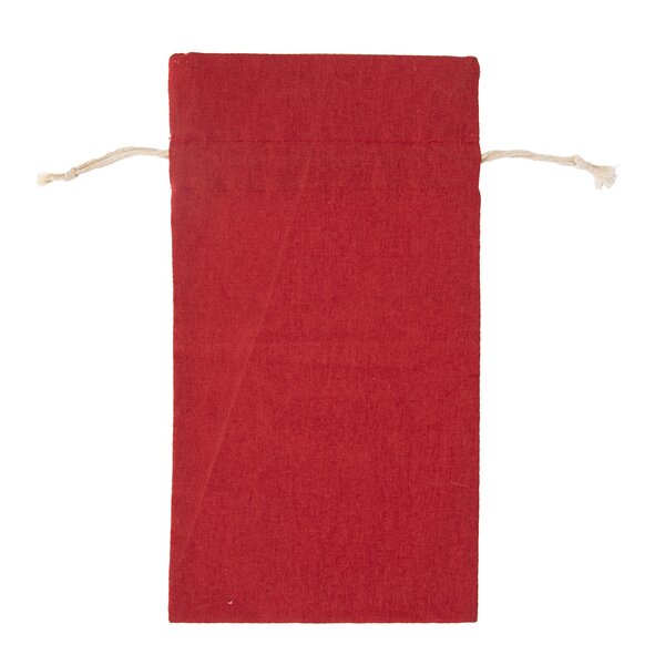 Zaťahovacie vrecko na víno Vianoce 31x14,5cm