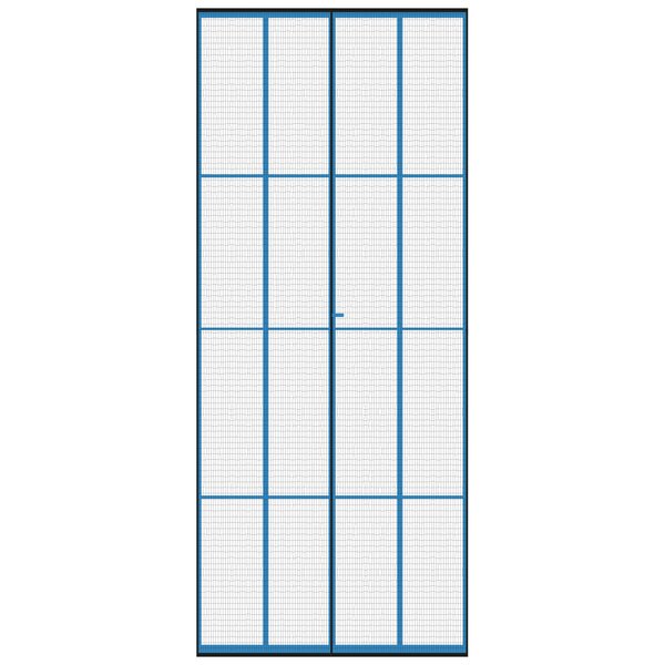 Sieť proti hmyzu dvere 100x212 cm čierna