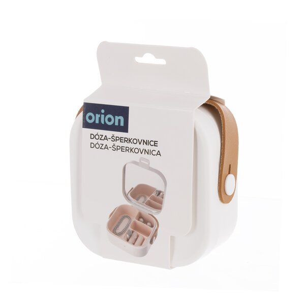 Cestovná šperkovnica so zrkadlom