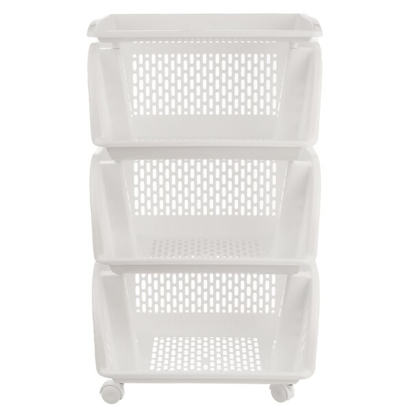 Regál s kolieskami Chico 3 poschodia