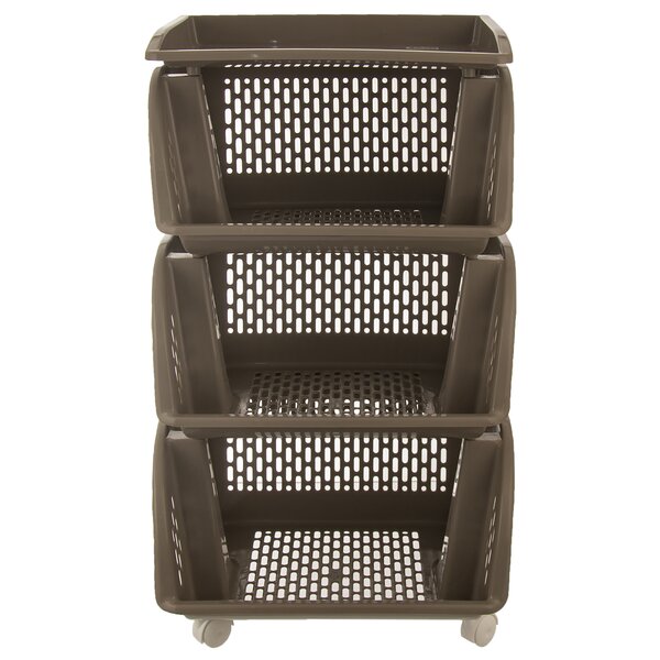 Regál s kolieskami Chico 3 poschodia