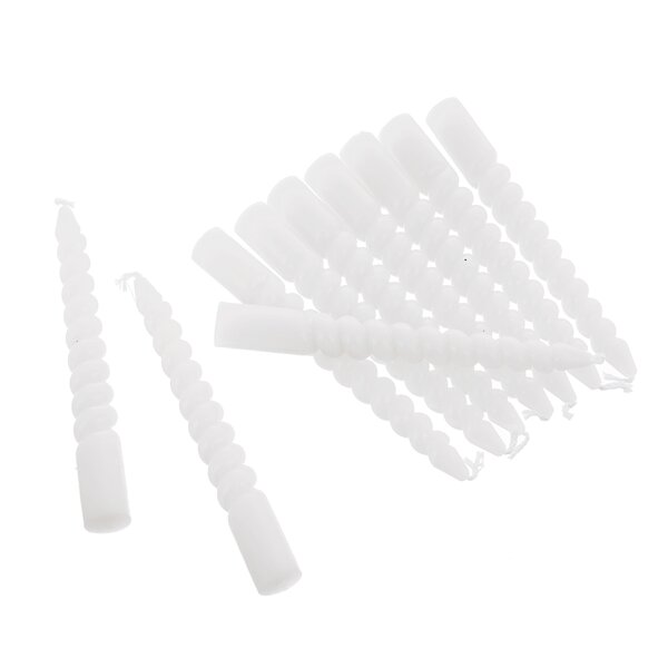 Dekoratívne sviečky 10 cm 10 ks